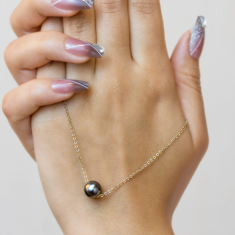 Tahitian Floating Pearl Necklace