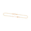 Triple Heart Anklet