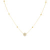 Snowflake Diamond with Ball Chain