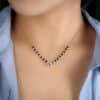 Luminous Diamond Heart Mangalsutra