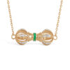 Dols Emerald Vajra Necklace