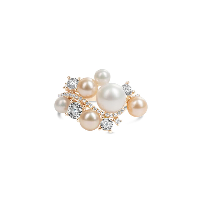 Waterfall Pearl Ring