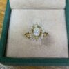 Luminous Diamond Oval Ring