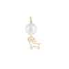Lunar Zodiac Pearl Pendant - Goat