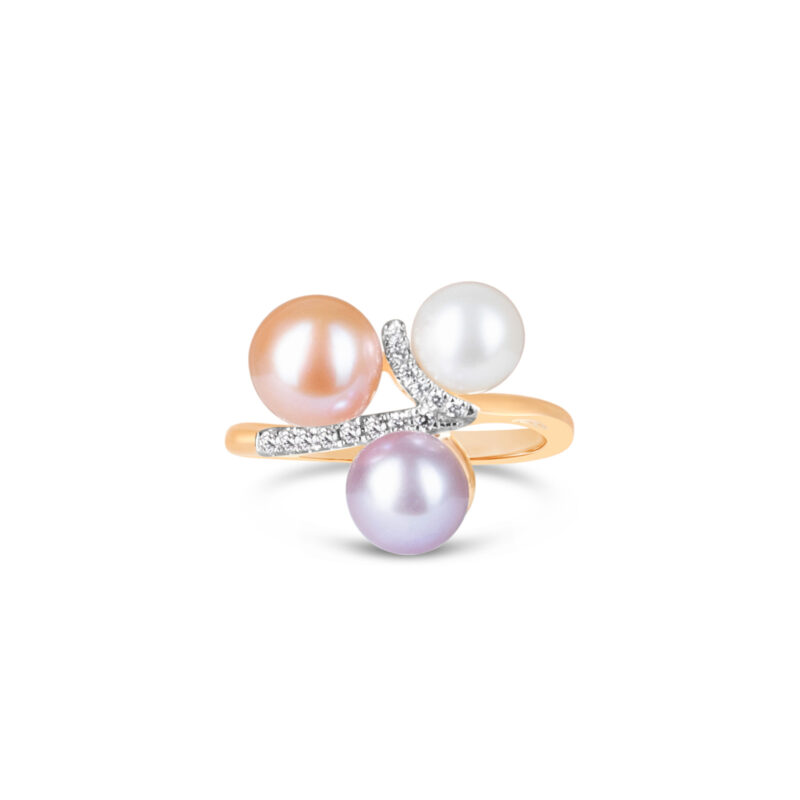 Zoya Pearl and Diamond Ring