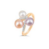 Zoya Pearl and Diamond Ring