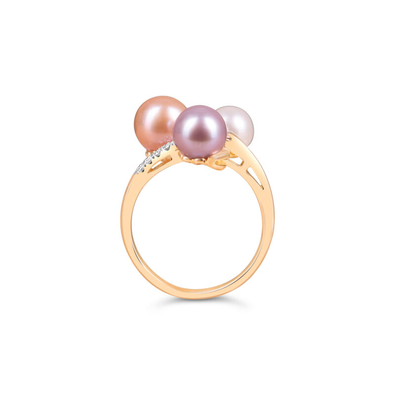 Zoya Pearl and Diamond Ring