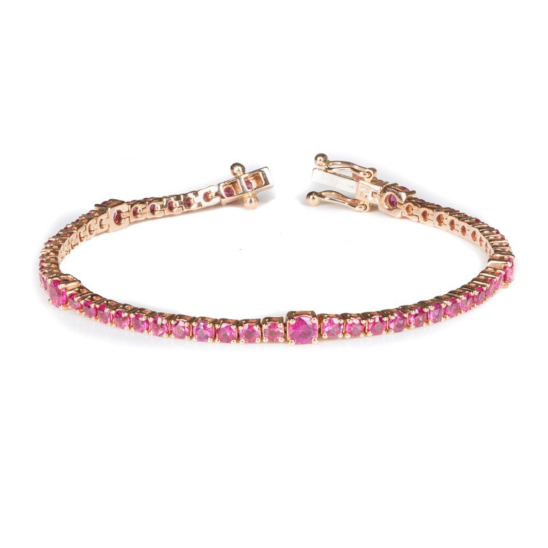 Ruby Tennis Bracelet/ July
